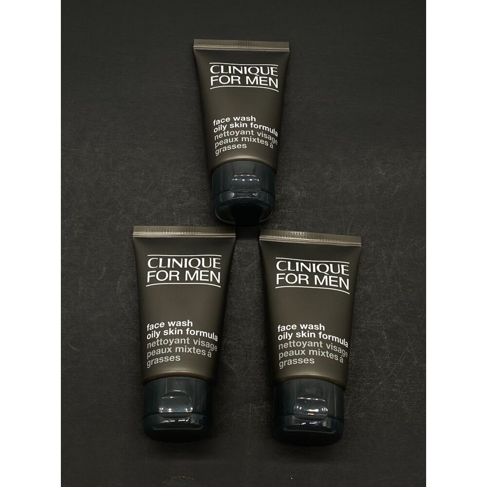 3 Clinique for Men Face wash oily skin formula, 1.7 oz/ 50 ml